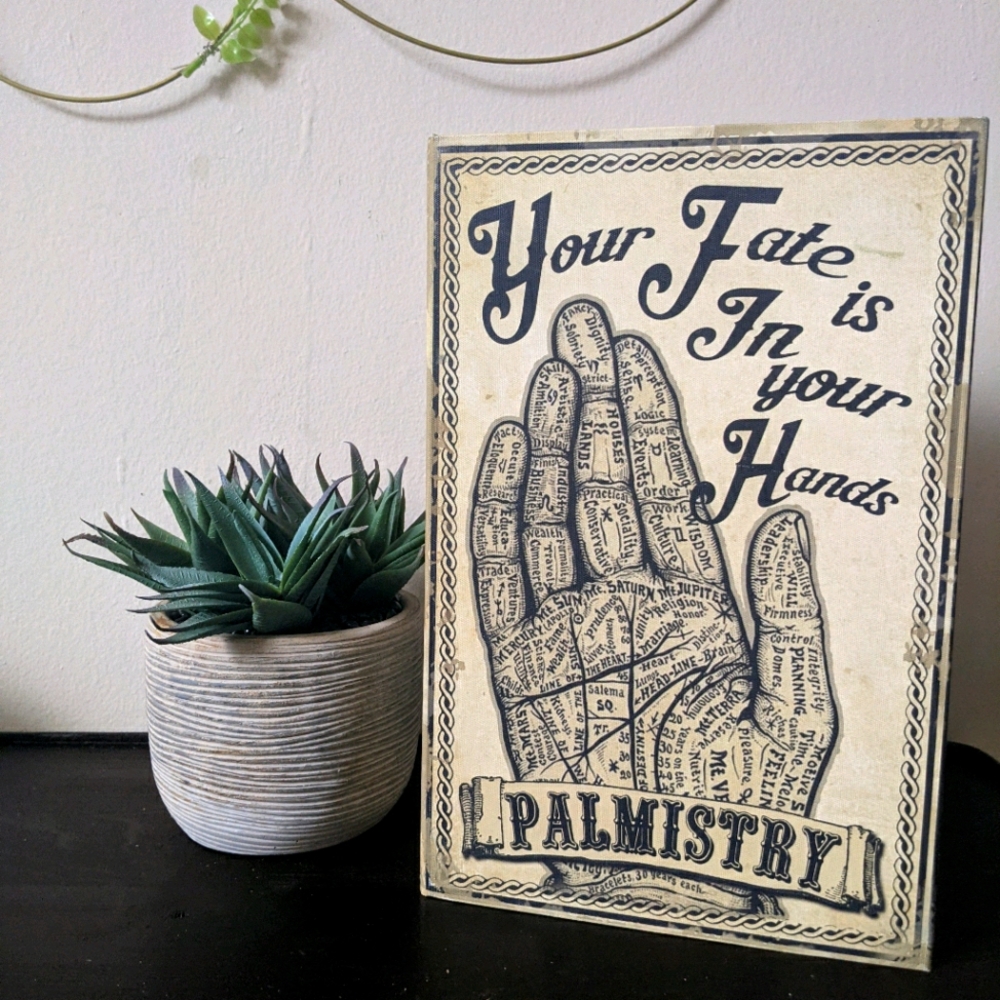 Palmistry storage book box